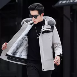 皮草;成人帽;男式皮草