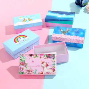 High quality hard cartoon shape gilded heaven and earth cover gift box multifunctional gift box factory wholesale spot