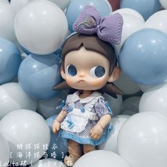Zsiga向往之处可动人偶玩偶Lolita裙头饰套装蓝白海洋球新款可爱