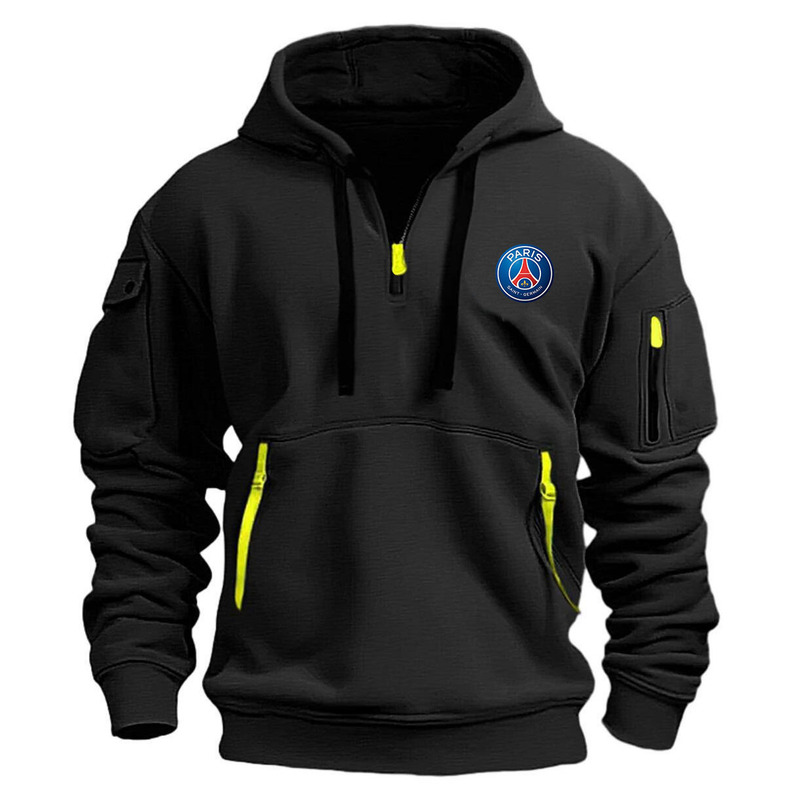 Cross-Border Spring and Autumn Men's Sweatshirt Hoodie with Zipper and Multiple Pockets, Men's Sports Casual Jacket Cross-Border Spring and Autumn Men's Sweatshirt Hoodie with Zipper and Multiple Pockets, Men's Sports Casual Jacket