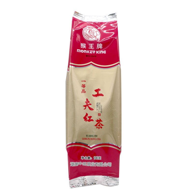 Monkey King Kung Fu Black Tea 100G/Bag (First-Class Product) Tea Strong-Flavor Black Tea Milk Tea Pot Bottom Universal Bag