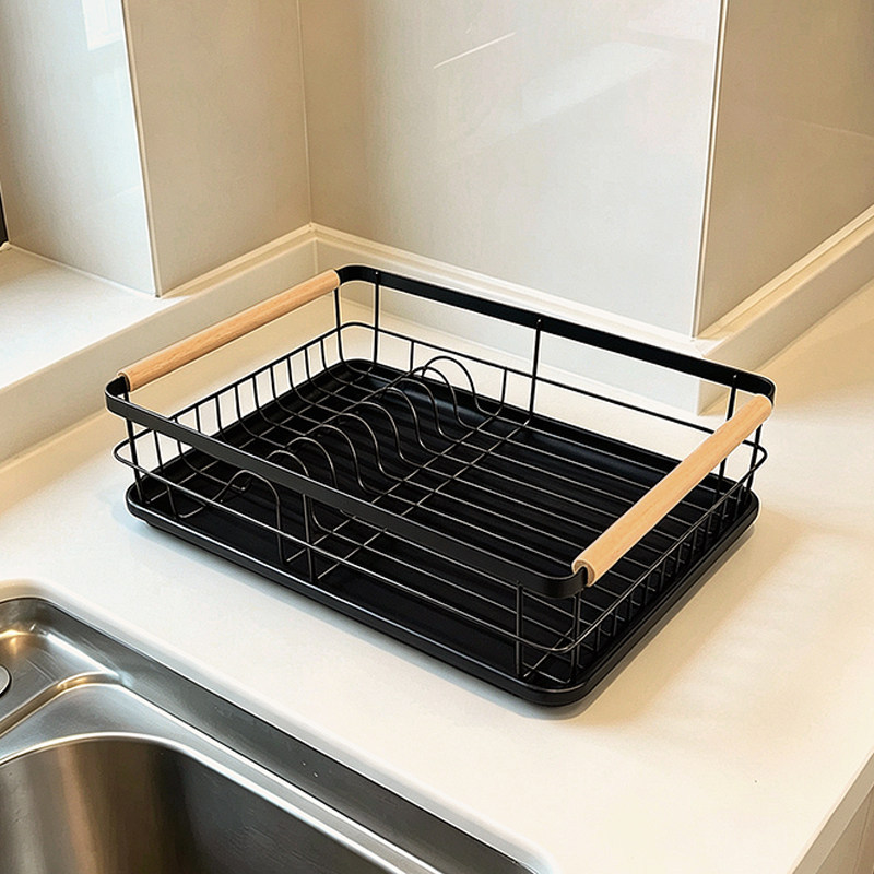 Escurridor de Platos para Cocina de Hierro, Multifuncional, para Encimera