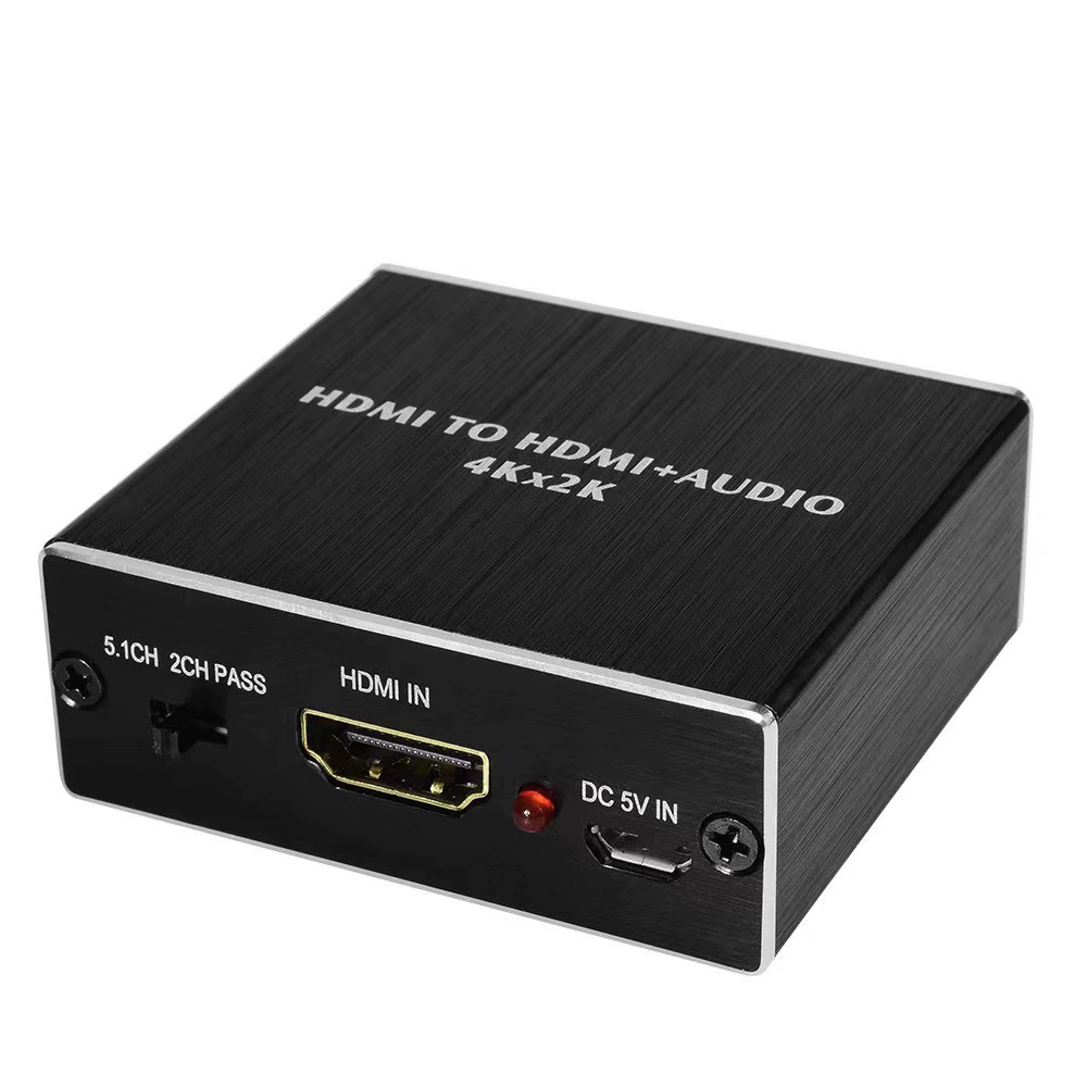 4KHDMI аудио стерео извлечение разделитель декодер HDMI to HDMI оптоволокон SDPIF3.5