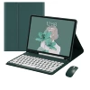 Dark night green + ordinary round keyboard + dual-mode mouse
