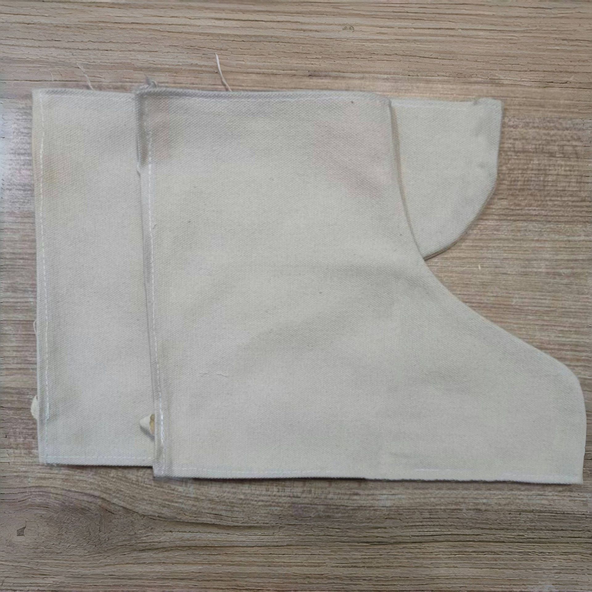 电焊用帆布脚盖脚套劳保焊工帆布护脚防护防飞溅耐磨透气防砸