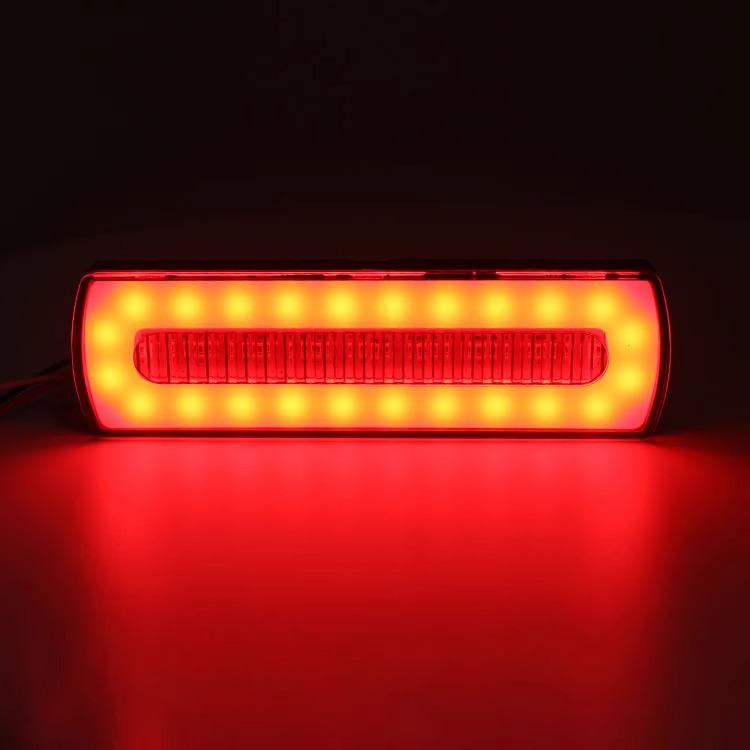Car led universal modified pilot light motorcycle truck warning flash light rear-end anti-collision two-color brake