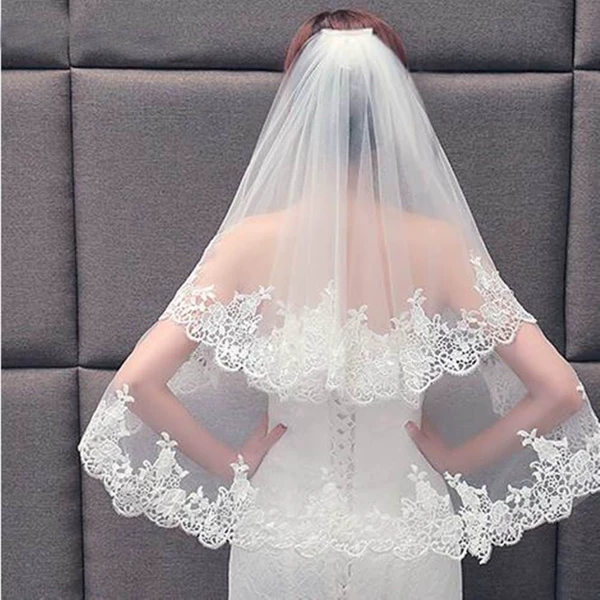 Water flower veil original white