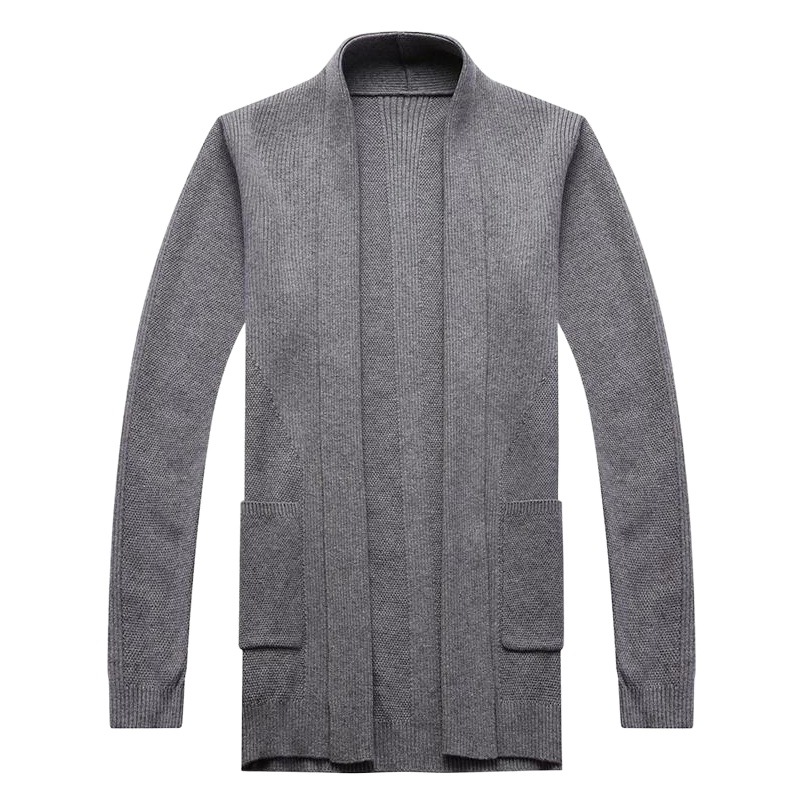 2022 primavera y otoño nuevos hombres corto cardigan de punto de moda pequeño suéter Delgado fresco suéter exterior abrigo