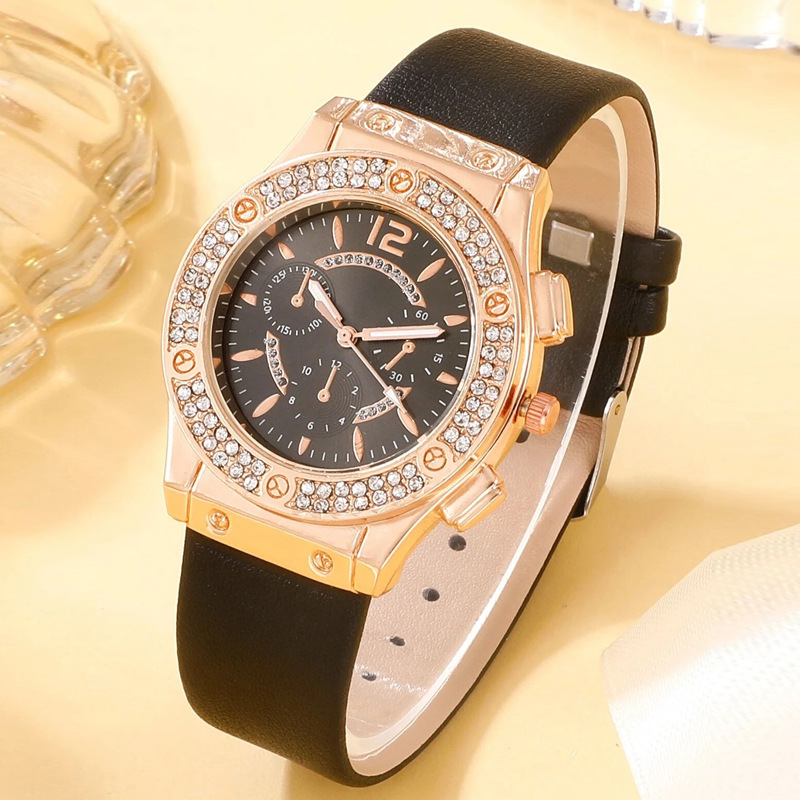 Modern Style Solid Color Needle Quartz Women's Watches display picture 1