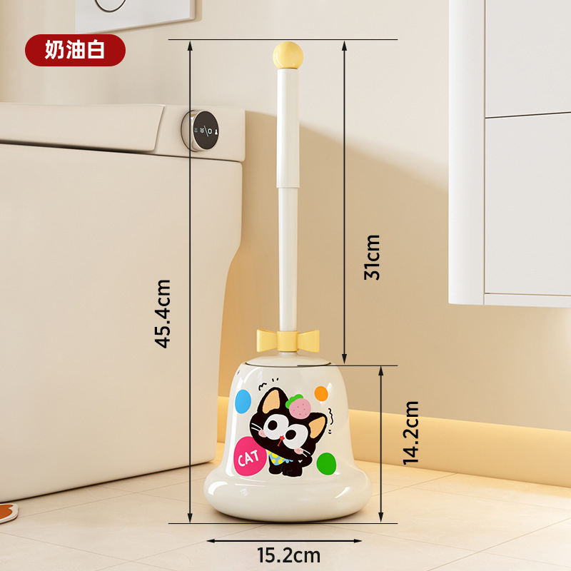 马桶刷家用无死角2025新款高级感套装洗厕所蹲坑清洁神器专用刷子|undefined