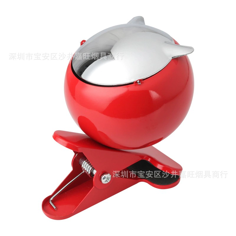 4460 металлический короткий зажим с круглой головкой модная пепельница флип Рабочий стол креативная пепельница домашняя пепельница