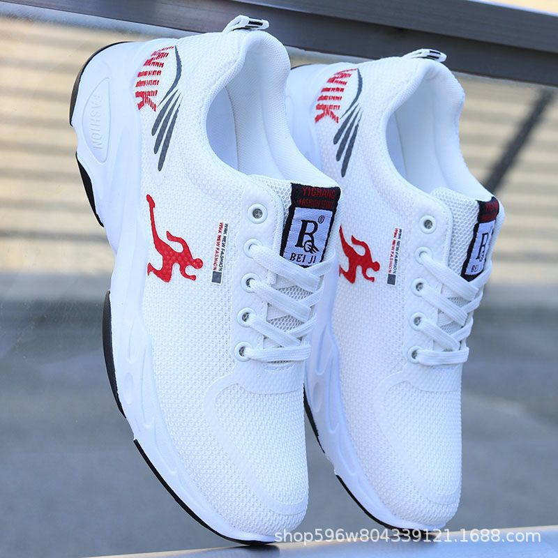 Zapatos de hombre, calzado deportivo para hombre, primavera 2024, nueva temporada de Xiamen, zapatos casuales de malla transpirable, zapatos de moda de suela suave a prueba de olor, zapatos para correr