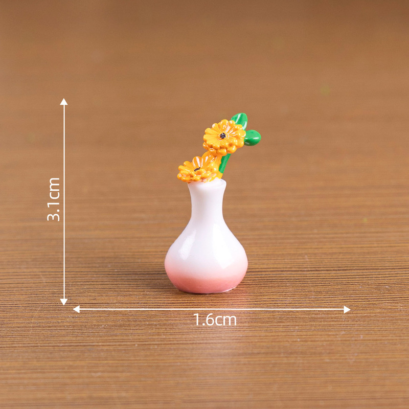クリエイティブ手作りフラワーアレンジメントアート小さな花瓶ベビーハウス diy 装飾アクセサリーミニマイクロ風景デスクトップ装飾品|undefined
