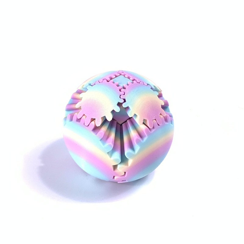 跨境新品3d打印齿轮球Gear Ball Spin Ball旋转创意解压玩具现货|undefined