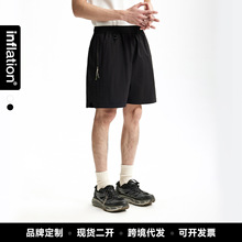 捷展男装|轻量弹力运动短裤2026春夏新品户外街头纯色休闲短裤男