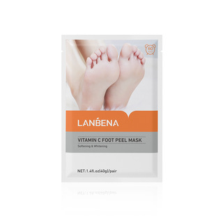 LANBENA VITAMIN C FOOT MASK Blue Beina VC FOOT MASK Exfoliating 40g/1pair