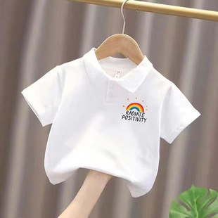 ���b��ͯ��ͯ��ɫ2024�¿�Polo�����޶���t���������Ůͯ���䳱