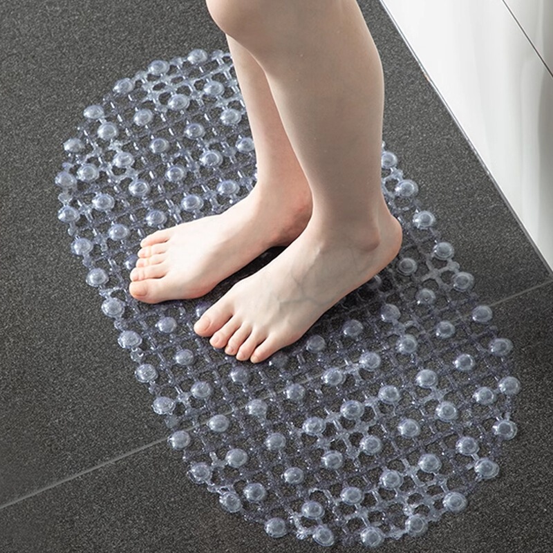 Bathroom Anti-Slip Mat Oval-Shaped Bathtub Bathroom Pvc Toilet Foot Mat Waterproof Household Shower Floor Mat Bathroom Anti-Slip Mat Oval-Shaped Bathtub Bathroom Pvc Toilet Foot Mat Waterproof Household Shower Floor Mat