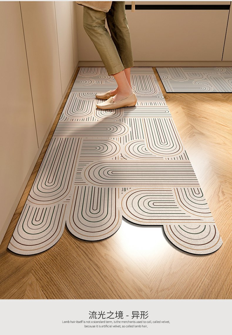 Absorbent Kitchen Floor Mat Non Slip Dirt Resistant And Durable_voghion.com