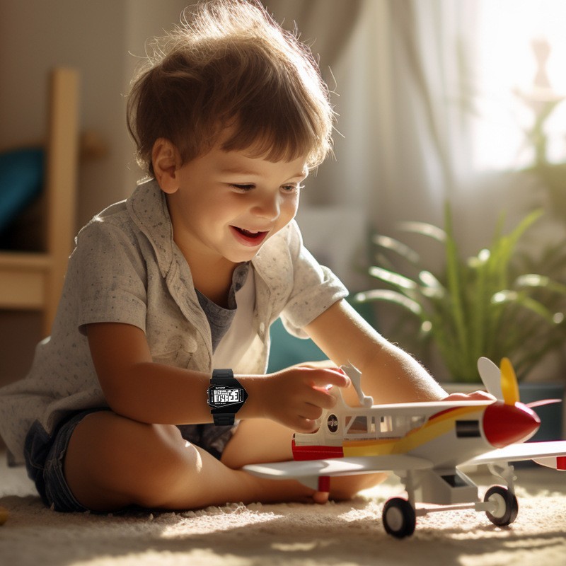 Tendencia de estudiantes de secundaria nocturna relojes electrónicos de alarma multifuncional al aire libre aviones relojes electrónicos al por mayor