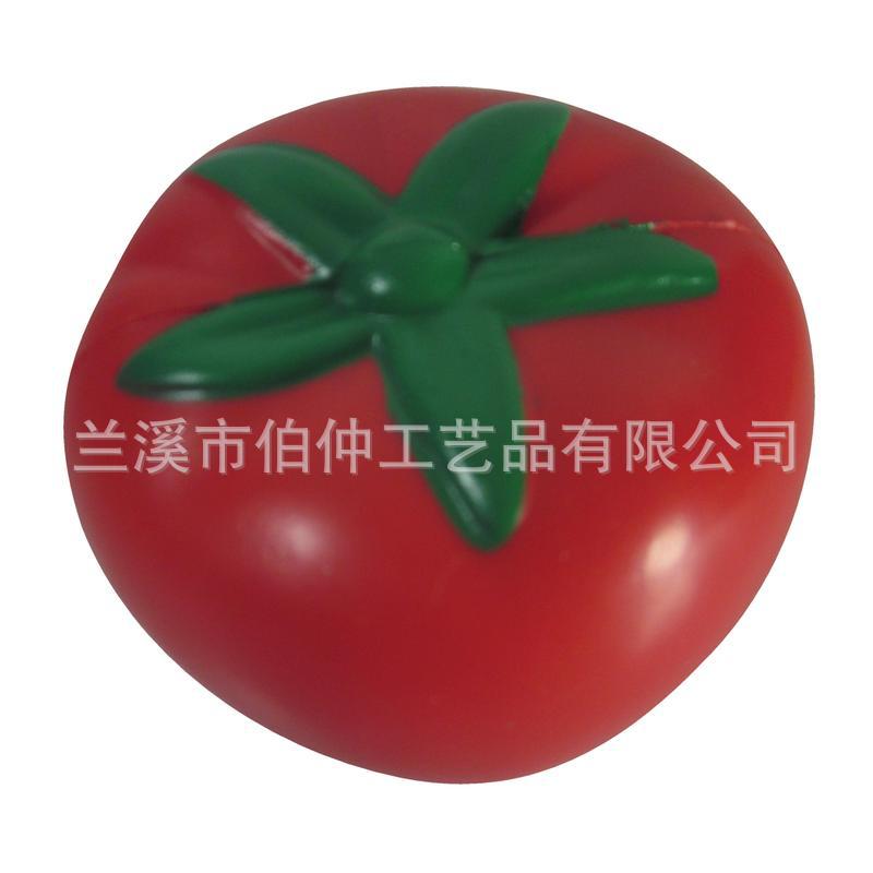 亚马逊商品蔬菜西红柿儿童识物玩具logo印刷跨境PU压力球厂家直供