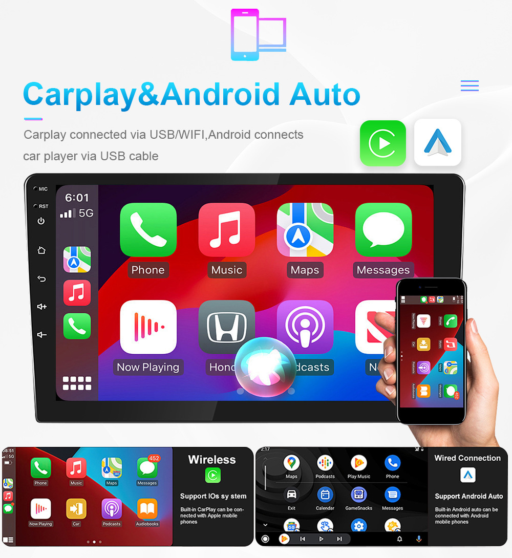 Cross-Border 9inch Suitable for Old Bmw 5 Series E39 Android Large-Screen Navigation Mp5 Reversing Image Car Navigator