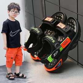 男童凉鞋2025夏季新款儿童沙滩鞋子学生鞋子中大童防滑软底童鞋