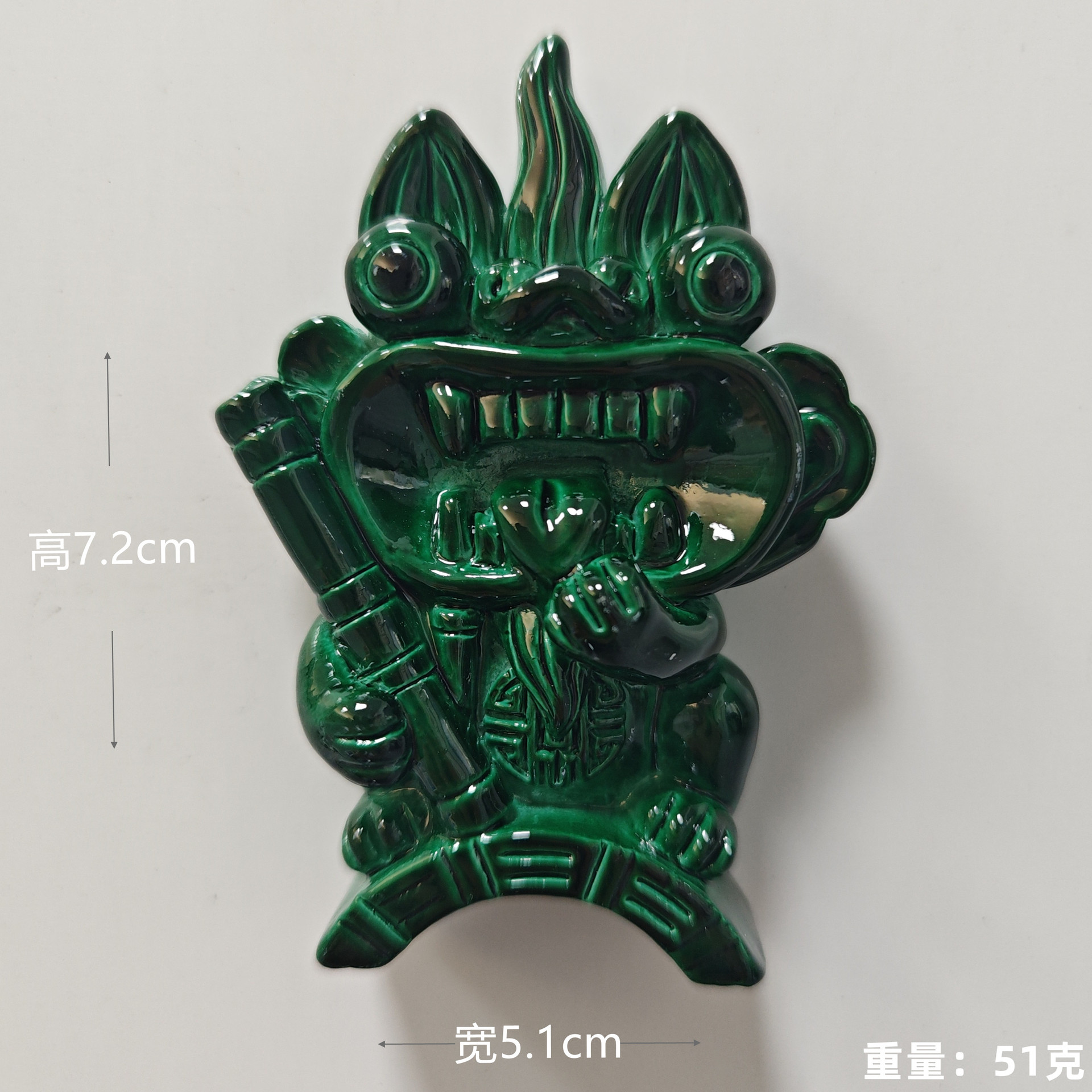 Tiles verde oscuro (con un palo) tiles gatos (pegatinas de refrigerador)