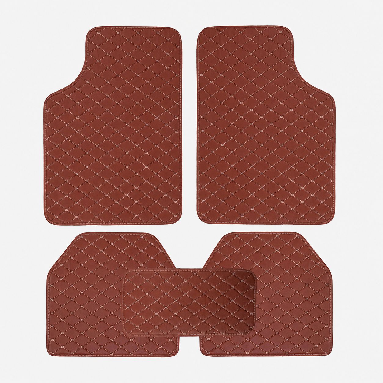 Wholesale and dropshipping of foreign trade car carpets, Amazon cross-border quilted foot mats, right-hand drive PVC universal car floor mats