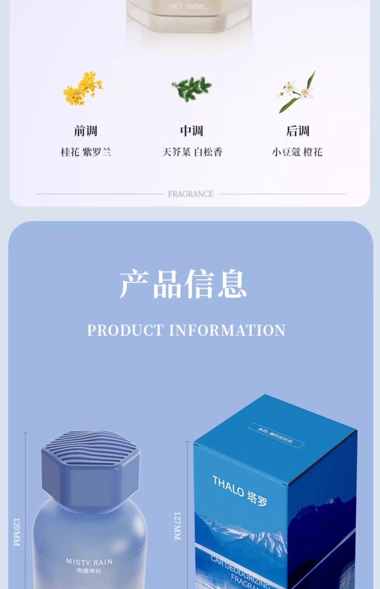 2025 New Car Aromatherapy Car Perfume Car High-End Fragrance Long-Lasting Fragrance Car Deodorizing Odor Light Fragrance
