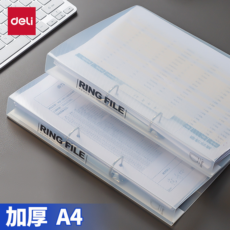 A4 carpetas de hoja blanca perforada inserción de doble agujero carpetas suministros de papelería de oficina 5381