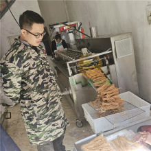 全自动馓子机 电加热金丝馓子油炸机 小型馓子油炸锅