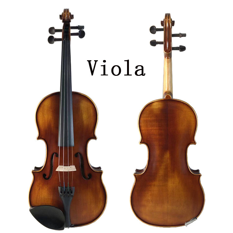 Solid Wood Ebony Pieces Handmade Practice Grade Performance Grade Oily Paint Viola Viola