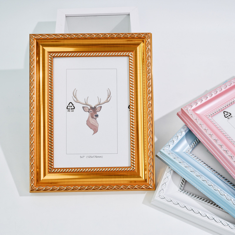 Scandinavian Gilt Pink Sky Blue Bright White Photo Frame 4 Open 8 Open 20inch Wall Hanging Photo Frame Factory Direct Sale Scandinavian Gilt Pink Sky Blue Bright White Photo Frame 4 Open 8 Open 20inch Wall Hanging Photo Frame Factory Direct Sale