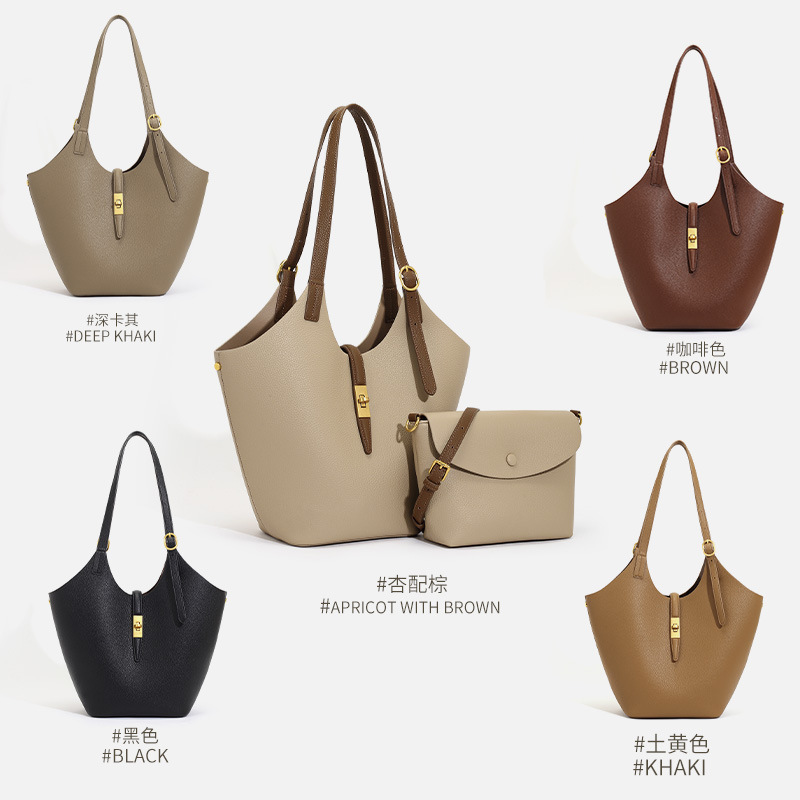 2025 New Large-Capacity Tote Bag for Women, Fashionable and Versatile Shoulder Handbag, Cross-Border Commuting Versatile Mother-Daughter Bag