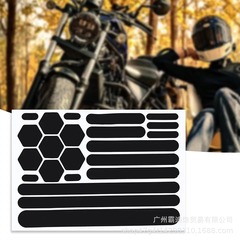オートバイのステッカーの反射装備の反射黒いステッカーのオートバイのヘルメットの反射ベルトの自動車のトレーラーの自転車