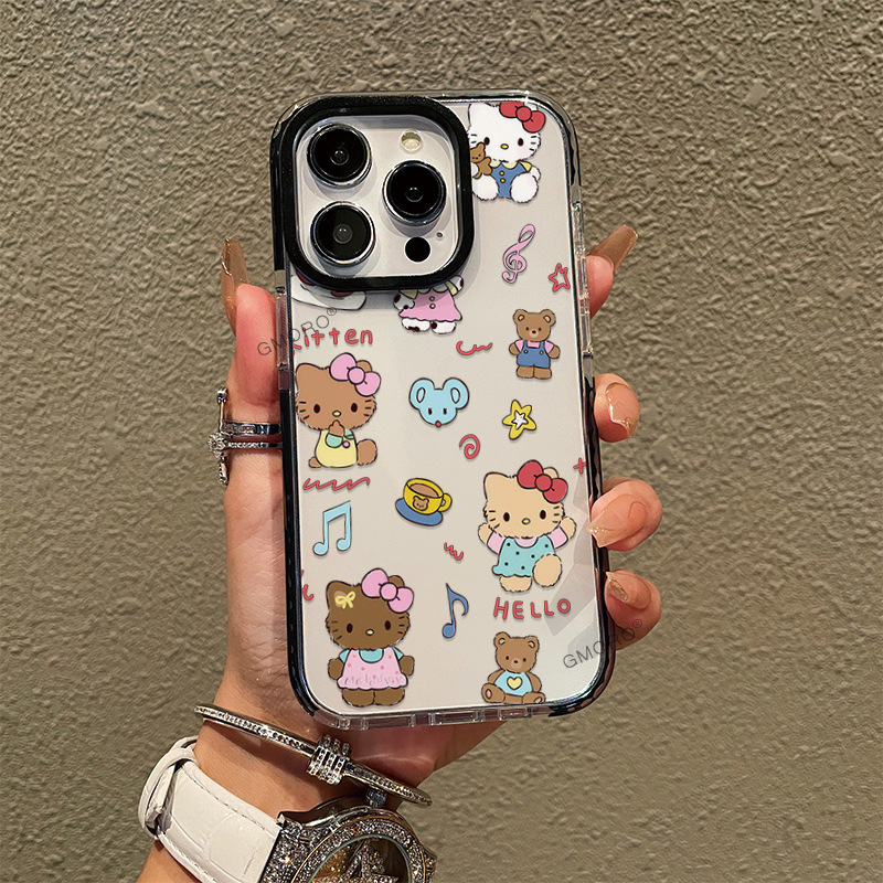 temu's best-selling cartoon sticker Hello Kitty phone case, custom-made iPhone 17 Pro Max anti-drop case temu's best-selling cartoon sticker Hello Kitty phone case, custom-made iPhone 17 Pro Max anti-drop case