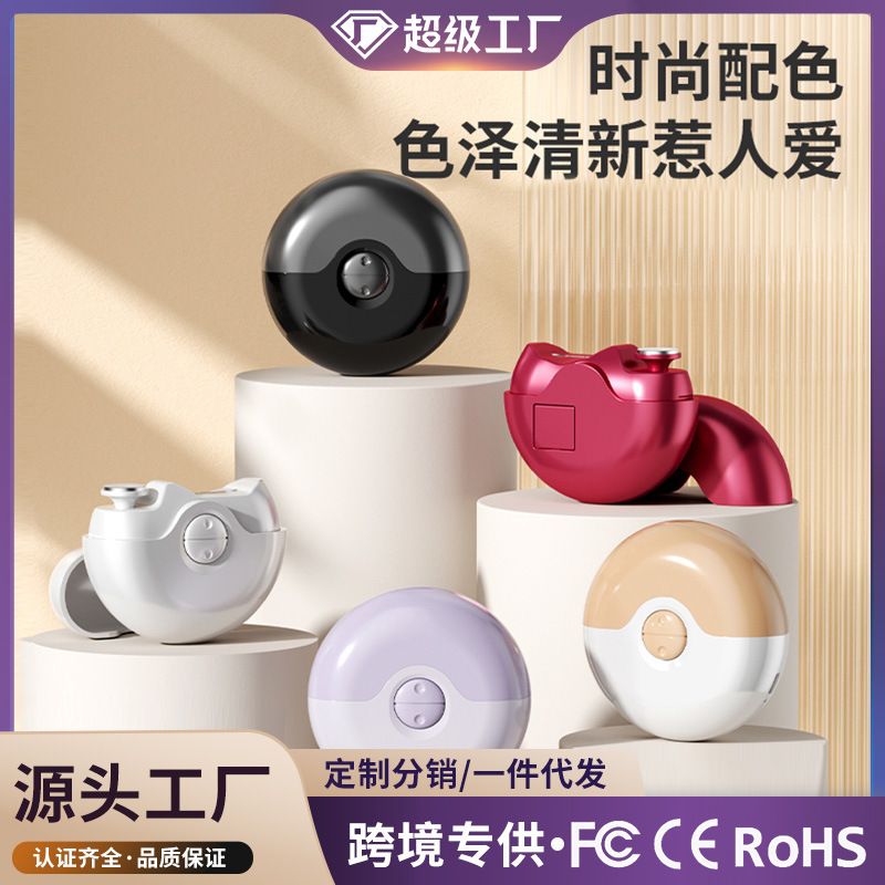 新型クロスボーダー電動爪切り高品質静音ランプ付き充電可能な温州マンディ爪磨き自動爪切り|undefined