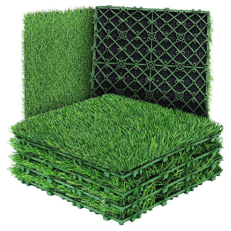 Simulated suspended splicable artificial turf plastic fake turf kindergarten carpet turf paving cross-border wholesale