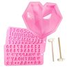 Diamond silicone mold for St. Valentine's Day heart shaped, set, Amazon