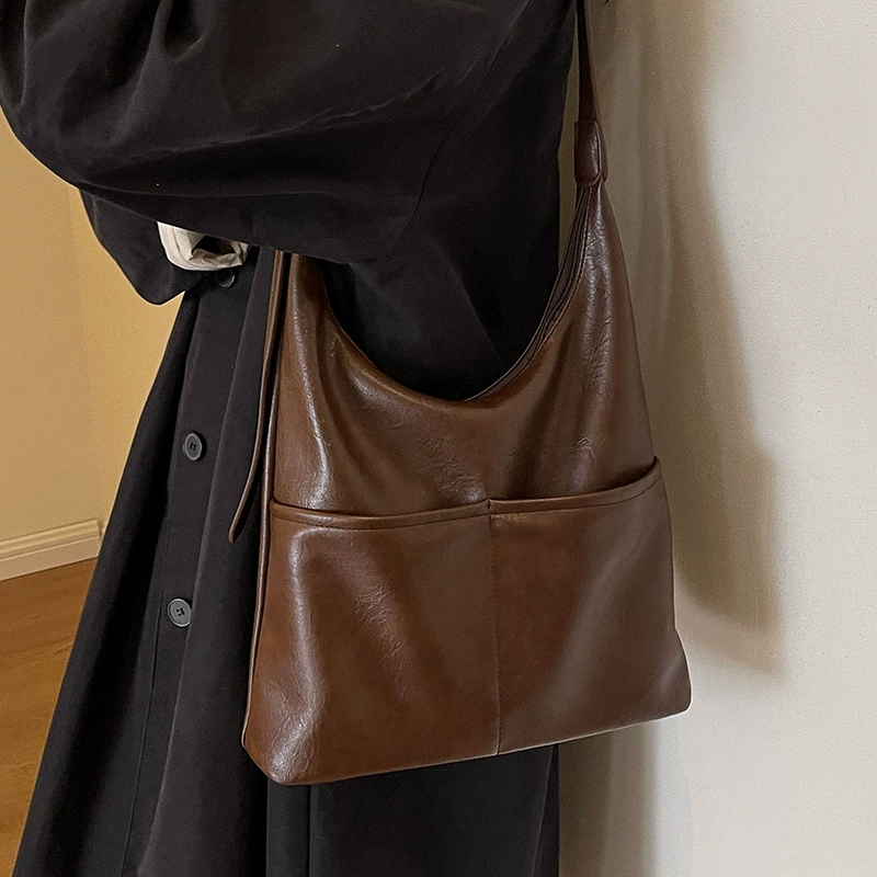 Retro capacious summer underarm bag, universal one-shoulder bag