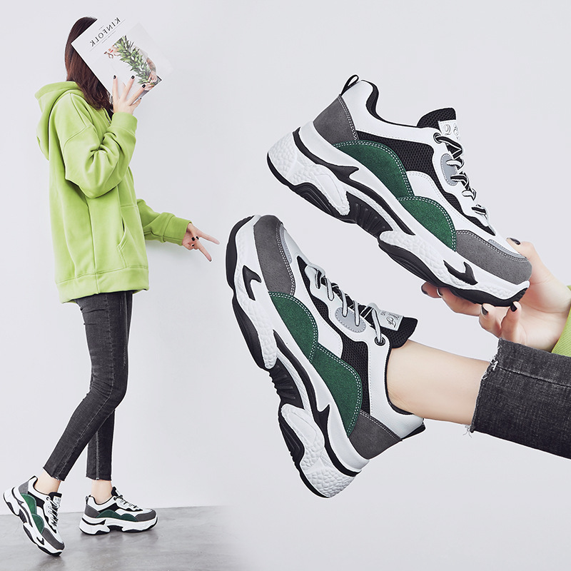 Summer women's breathable sneakers platform for leisure