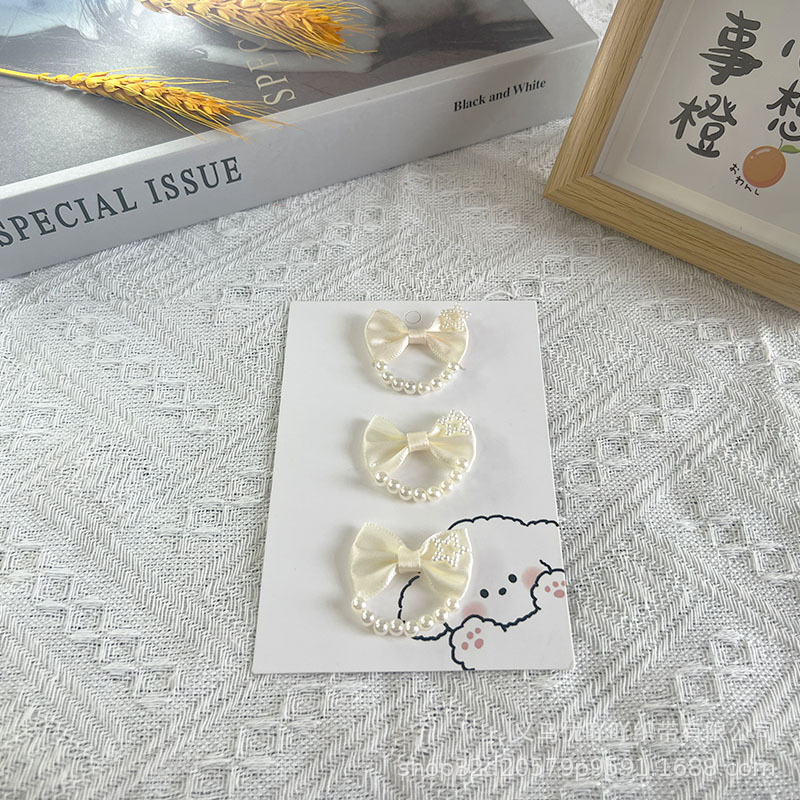 气质韩系五角星蝴蝶结diy饰品首饰配件珍珠串珠高级服饰品辅料|undefined