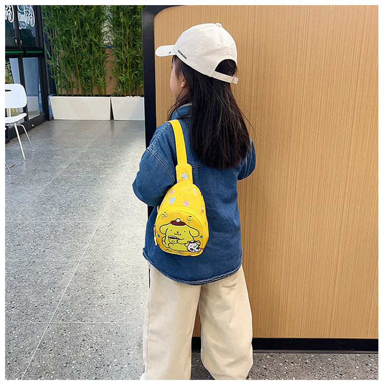 Wholesale of cute and trendy children's single-shoulder bags, large-capacity kindergarten baby travel chest bags, and casual girls' crossbody bags undefined