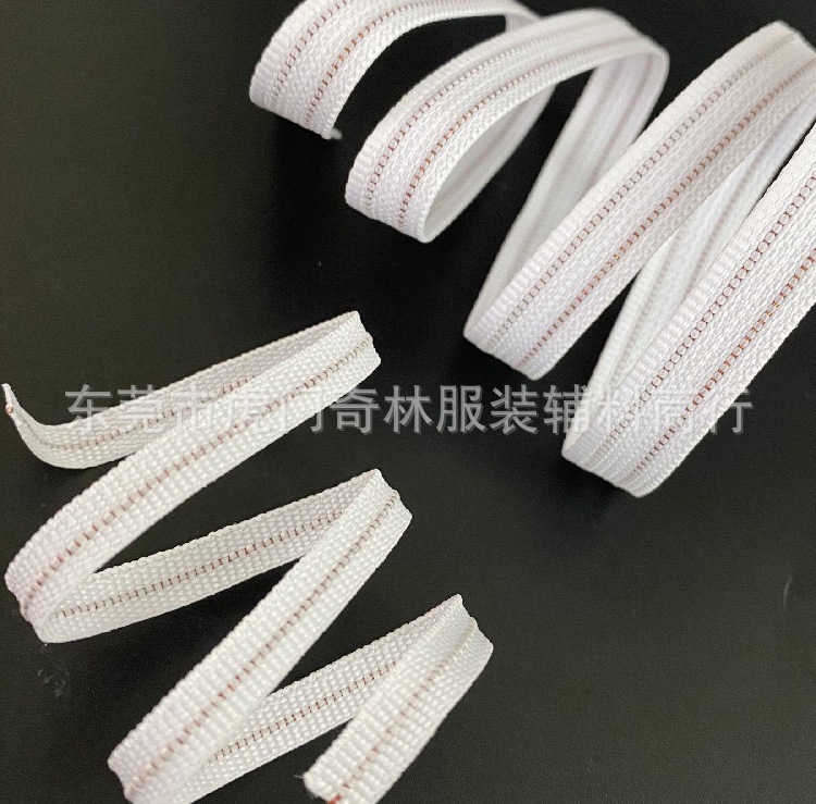 Varillas de costilla transparentes al por mayor de Taiwán para dar forma a vestidos de novia y lencería, varillas con borde enrollado.