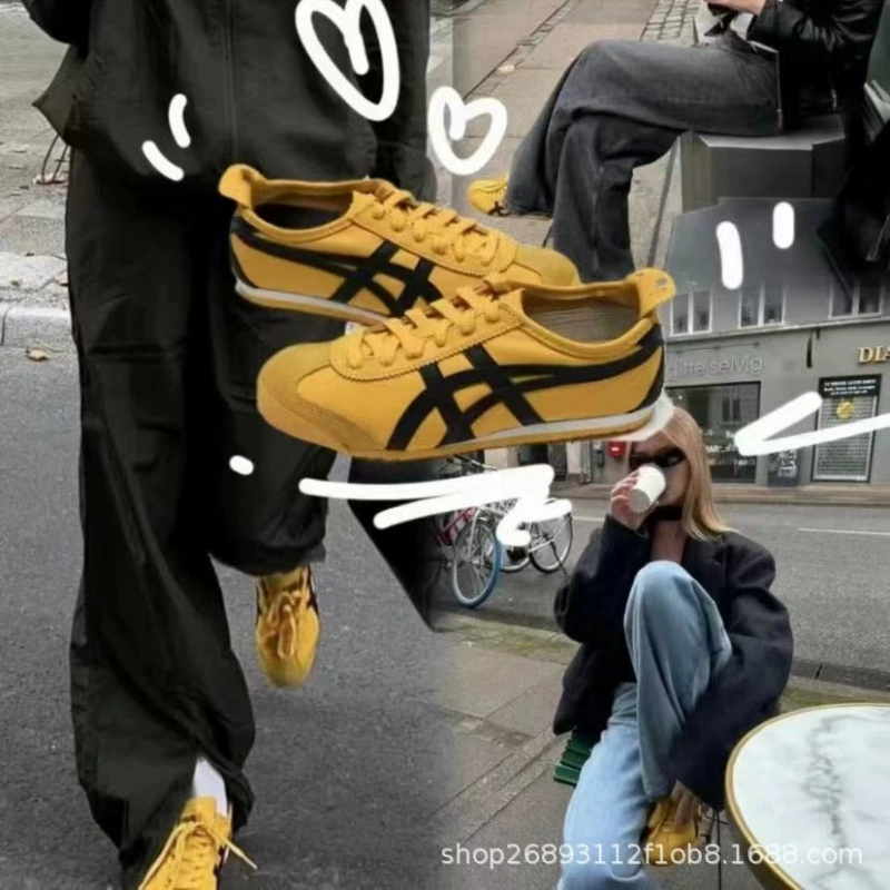 Высокая версия Onitsuka Tiger без шнуровки Putian моральные тренировочные туфли повседневные кроссовки из воловьей кожи мужские и женские спортивные туфли для пар