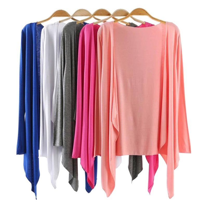 Весенний Новый Кардиган Женская однотонная куртка с длинным рукавом Одежда рубашка с кондиционером