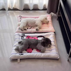 四季通用夏季降温猫窝小型犬睡觉垫子防水防污趴垫宠物棉冰垫狗窝