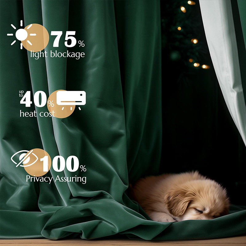 Inventario transfronterizo amazon holandés cortinas de terciopelo cortinas de comercio exterior sala de estar cortinas de terciopelo totalmente sombreadas cortinas de tela