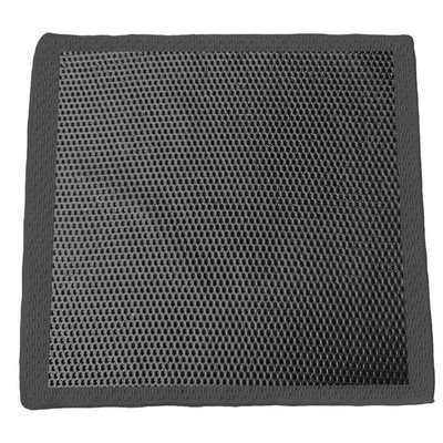 perforated magic clay gloves, clay Car cleaning tools - hollowed-out-mesh-fabric-with-grid-pattern-black